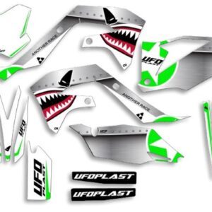 UFO Graphic Kit KX250F 2021-,KX450F 2019- Thunder White