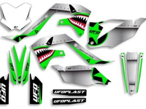 UFO Graphic Kit KX250F 2021-,KX450F 2019- Thunder OEM