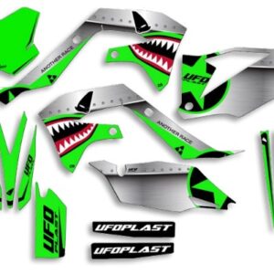 UFO Graphic Kit KX250F 2021-,KX450F 2019- Thunder Neon Green