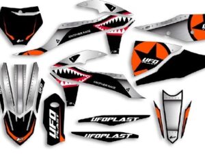 UFO Graphic Kit SX/SX-F 125/450 2019- Thunder Black