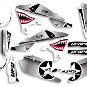 UFO Graphic Kit YZ 250F 2019- /450 2018- Thunder White