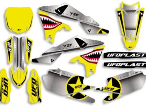 UFO Graphic Kit YZ 250F 2019- /450 2018- Thunder Neon Yellow