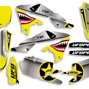 UFO Graphic Kit YZ 250F 2019- /450 2018- Thunder Neon Yellow