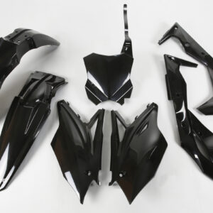 UFO Muovisarja 5-osainen Musta KX250F 2017