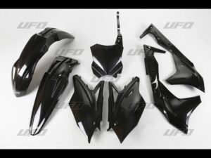 UFO Muovisarja 5-osainen Musta 001 KXF250 2018-