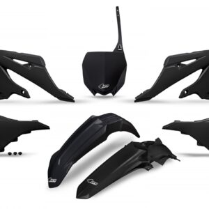 UFO Muovisarja 5-osainen Musta 001 YZ125/250 2022-