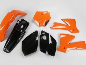 UFO Muovisarja 5-osainen original KTM SX125-520 2T/4T 03 OR/Musta