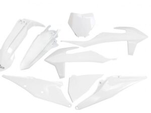 UFO Muovisarja 5-osainen Valkoinen 047 KTM SX/SXF125-450 19-