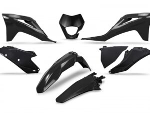 UFO Muovisarja 6-osainen Musta 001 GasGas EC250/300 2021- EC-F250/350 2021-