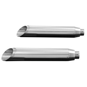 Muffler slash cut Chrome