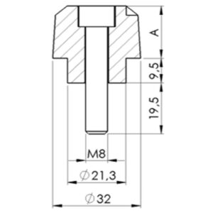 Puig Bar Ends Aluminium Bmw C/Black