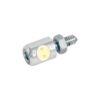 License Plate Light Chrome E-mark