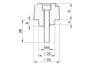 Puig Bar End Aluminum Honda C/Black