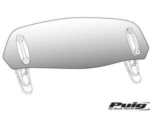 Puig Multiregulable Visor Univ. 325X102Mm C/Clear