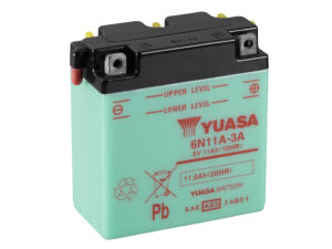 Yuasa akku, 6N11A-3A (cp) Happopatruuna mukana (6)