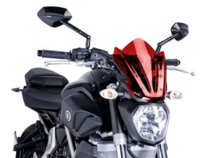 Puig Windshield New Gen Sport Yamaha Mt07 14'-17' C/Red