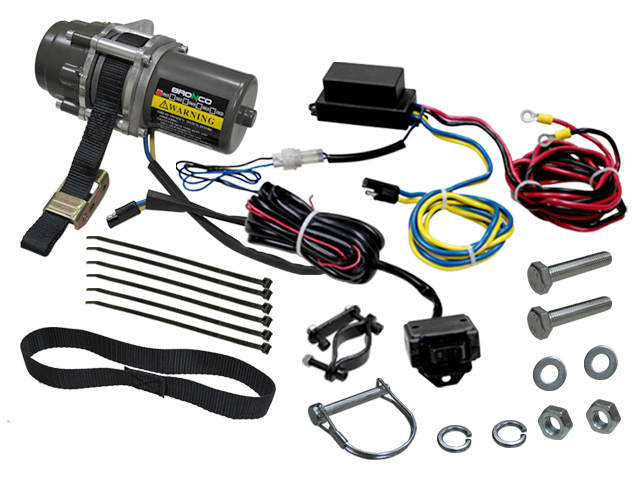 BRONCO 1500 Vinssi lumilevyyn 25x1000mm liina