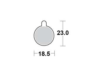 Motomaster Brake pad bicycle Organic Pro: Zoom DB