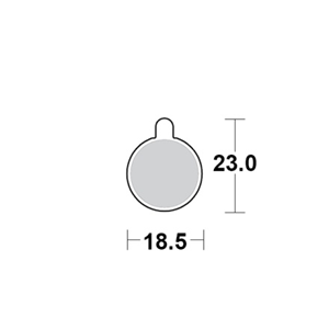 Motomaster Brake pad bicycle Organic Pro: Zoom DB