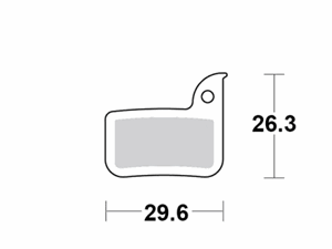 Motomaster Brake pad bicycle Organic Pro: Sram Red, Force, Apex