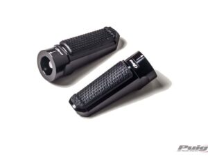 Puig Rear Sets Racing+Rubber Right/Left C/Black