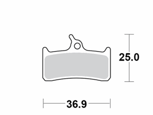 Motomaster Brake pad bicycle Organic: Shimano XT BR-M755, Grimeca System
