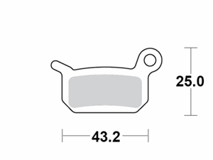 Motomaster Brake pad bicycle Organic: Formula B4, 4 Racing