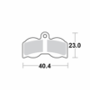 Motomaster Brake pad bicycle Organic: Hope XC4