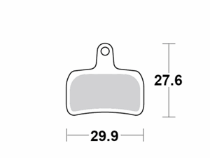 Motomaster Brake pad bicycle Organic: Hope Mini