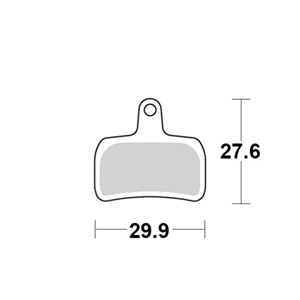 Motomaster Brake pad bicycle Organic: Hope Mini
