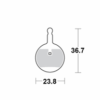 Motomaster Brake pad bicycle Organic: Avid BB3, BB5