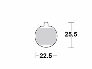 Motomaster Brake pad bicycle Organic: Joytech MDS5