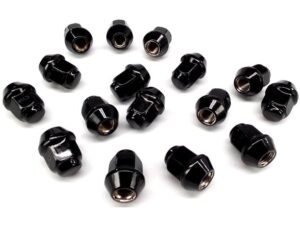 ITP Pyöränmutterisarja 10 x 1.25mm 60° kartio musta 16 kpl