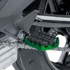 Puig Footpegs Hi-Tech Enduro Rig/Left C/Green