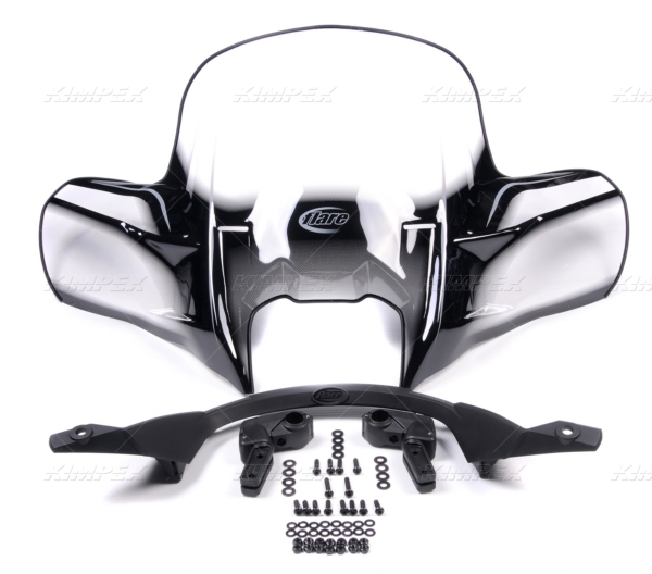 Kimpex Tuulisuoja Flare Gen II Musta