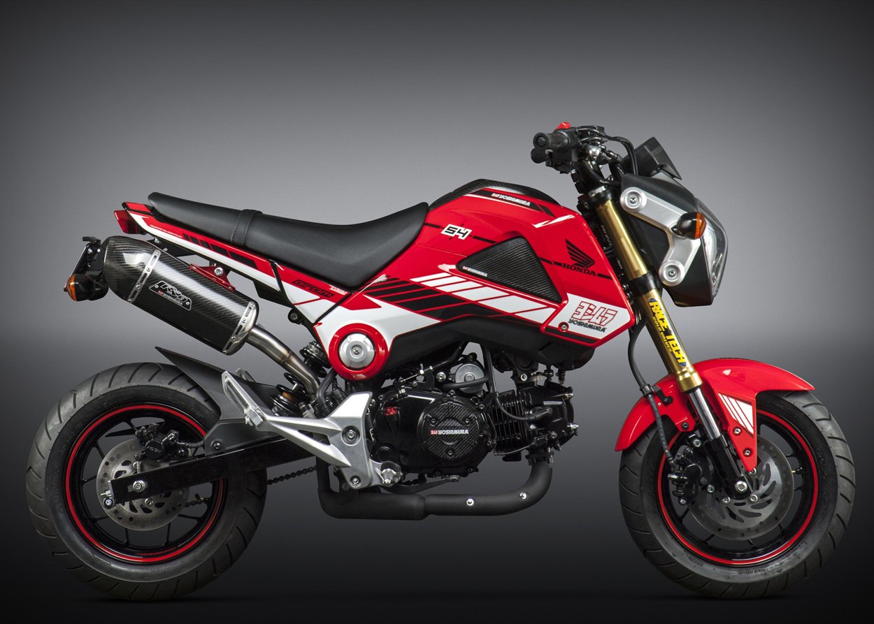 Yoshimura Honda Grom 2014-15 Yoshimura Graphics Kit Red