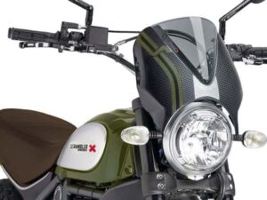 Puig Windshield New Generation Scrambler 15-17 Carb/Smo