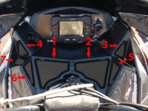 Frogzskin Polaris Rush/Switchback/RMK Air Box Intake Vent Kit 2010-14 (5pc)