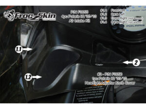Frogzskin Polaris IQ Big Air Intake Vent Kit (except 08 700/800 RMK) 2005-08