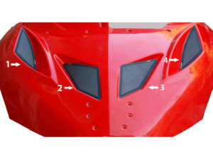 Frogzskin Polaris IQ 600RR Hood Kit 2008-13 (4pc)