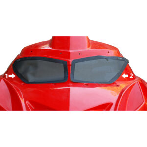Frogzskin Polaris IQ 600RR Headlight Delete Kit 2008-13 (2pc)
