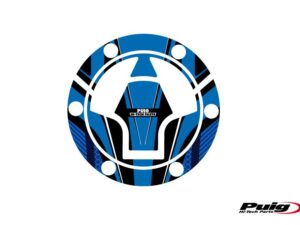 Puig Fuel Cap Cover Mod. Radical Kawasaki C/Blue