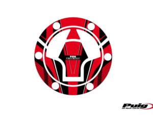 Puig Fuel Cap Cover Mod. Radical Kawasaki C/Red