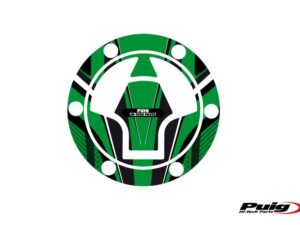 Puig Fuel Cap Cover Mod. Radical Kawasaki C/Green