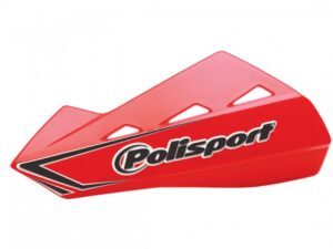 Polisport Qwest käsisuojat + kiinnikesarja punainen CR04 (25)