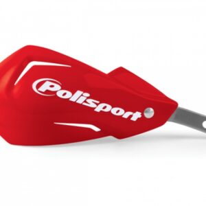 Polisport Touquet käsisuojat + kiinnikesarja punainen CR04 (13)