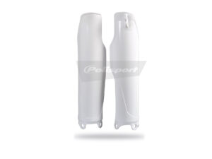 Polisport fork guards Kawasaki KX250/450F(09-->) white (12)