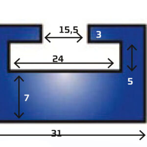 Kimpex Liukukisko Yamaha 28cm