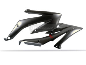 Polisport Radiator Scoops CRF450(05-08) brush aluminium (5)