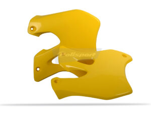 Polisport radiator scoops Suzuki RM125/250(96-98) OEM color yellow (14)